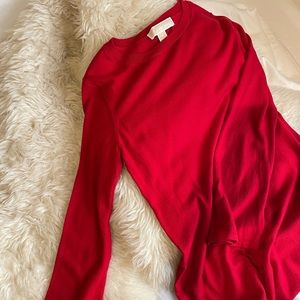 Red Michael Kors Sweater Dress
